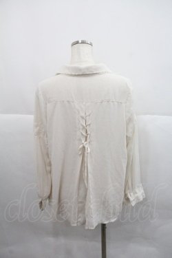 画像2: axes femme / チュールフレアトップス Ｆ アイボリー I-25-12-22-022-AX-TO-TE-ZI