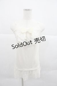 axes femme / BIGリボンキャミソール  キナリ I-25-12-22-026-AX-TO-SA-ZI