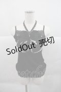 axes femme / ホルター付BIGリボンキャミ M クロ I-25-12-22-029-AX-TO-SA-ZI