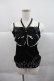 画像1: axes femme / ホルター付BIGリボンキャミ M クロ I-25-12-22-029-AX-TO-SA-ZI (1)