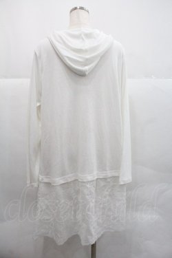 画像2: axes femme / フード付UVカットロングカーディガン F 白 I-25-12-22-030-AX-TO-TE-ZI