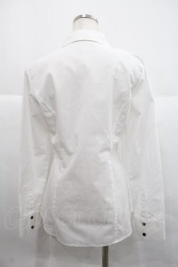 画像2: GOLD SEAL / 襟王冠刺繍ブラウス M ホワイト I-25-12-22-035-GO-BL-SA-ZI