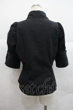 画像2: MIHO MATSUDA / 5部袖ブラウス M ブラック I-25-12-22-040-GO-BL-SA-ZI