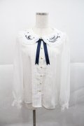 Amavel / 月と星のブラウス  白 I-25-12-22-005-CA-BL-SA-ZI