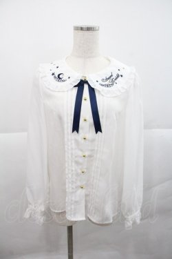 画像1: Amavel / 月と星のブラウス  白 I-25-12-22-005-CA-BL-SA-ZI