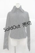 MIHO MATSUDA / 綿レースブラウス  ブラック I-25-12-22-041-GO-BL-SA-ZI