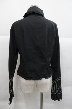 画像2: MIHO MATSUDA / 綿レースブラウス  ブラック I-25-12-22-041-GO-BL-SA-ZI