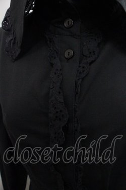 画像3: MIHO MATSUDA / 綿レースブラウス  ブラック I-25-12-22-041-GO-BL-SA-ZI