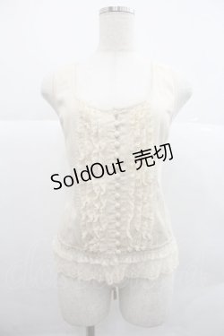画像1: PINK HOUSE / フロントレースビスチェ  アイボリー I-25-12-22-044-LO-TO-SA-ZI