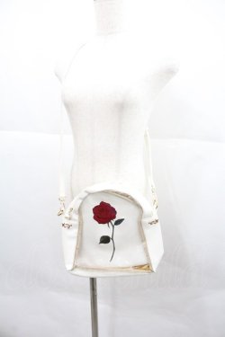 画像1: axes femme / 【美女と野獣】バッグ  白Ｘ赤Ｘ緑 I-25-12-24-001-AX-BG-SA-ZI