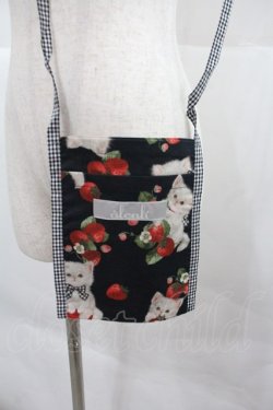 画像2: alcali / 青木美沙子コラボ ノベルティサコッシュ  黒 I-25-12-24-003-LO-BG-SA-ZI