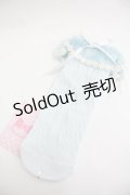 Angelic Pretty / マーガレットクルー丈ソックス  サックス I-25-12-24-037-AP-ZA-SA-ZI