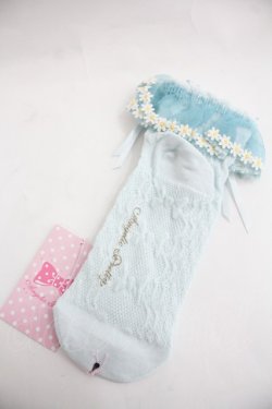 画像2: Angelic Pretty / マーガレットクルー丈ソックス  サックス I-25-12-24-037-AP-ZA-SA-ZI