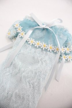 画像3: Angelic Pretty / マーガレットクルー丈ソックス  サックス I-25-12-24-037-AP-ZA-SA-ZI