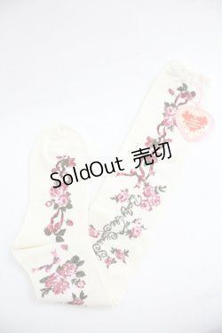 画像1: BABY,THE STARS SHINE BRIGHT / スウィーティーギンガムボーダー柄オーバーニー  生成 I-25-12-24-040-BA-ZA-SA-ZI