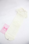 Angelic Pretty / Lacyクルー丈ソックス  アイボリー I-25-12-24-042-AP-ZA-SA-ZI