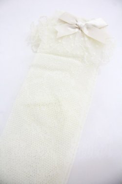 画像3: Angelic Pretty / Lacyクルー丈ソックス  アイボリー I-25-12-24-044-AP-ZA-SA-ZI