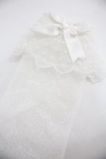 画像3: Angelic Pretty / Lacyクルー丈ソックス  白 I-25-12-24-047-AP-ZA-SA-ZI (3)