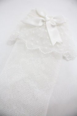 画像3: Angelic Pretty / Lacyクルー丈ソックス  白 I-25-12-24-047-AP-ZA-SA-ZI