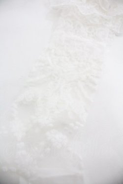 画像4: BABY,THE STARS SHINE BRIGHT / Lady Lacy Plumeria〜あなたの幸せを願う花束〜シースルーソックス  白 I-25-12-24-048-BA-ZA-SA-ZI