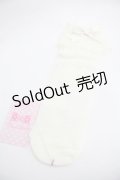Angelic Pretty / Lacyクルー丈ソックス  アイボリー I-25-12-24-049-AP-ZA-SA-ZI
