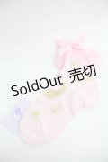 Angelic Pretty / Misty Skyクルー丈ソックス  ピンク I-25-12-24-050-AP-TO-SA-ZI
