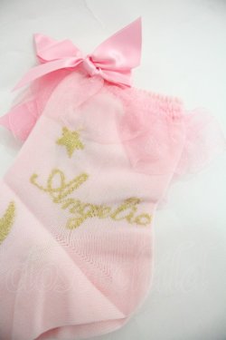 画像3: Angelic Pretty / Misty Skyクルー丈ソックス  ピンク I-25-12-24-050-AP-TO-SA-ZI