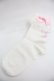 画像1: Angelic Pretty / プリンセスロゴクルー丈ソックス  白Ｘピンク I-25-12-24-052-AP-ZA-SA-ZI (1)
