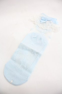 画像1: Angelic Pretty / Twinkle Starクルー丈ソックス  サックス I-25-12-24-057-AP-ZA-SA-ZI