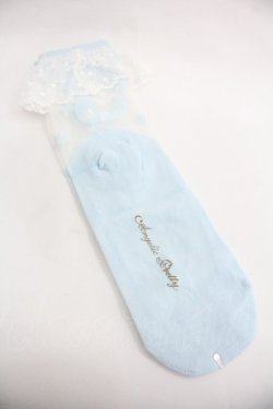 画像2: Angelic Pretty / Twinkle Starクルー丈ソックス  サックス I-25-12-24-057-AP-ZA-SA-ZI