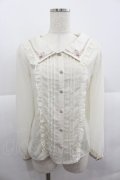 axes femme POETIQUE / セーラー襟刺繍ブラウス M アイボリー I-25-12-24-072-AX-TO-TE-ZI