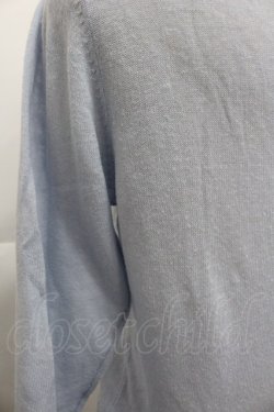 画像3: axes femme / BACKリボンカーディガン  サックス I-25-12-24-073-AX-TO-SA-ZI