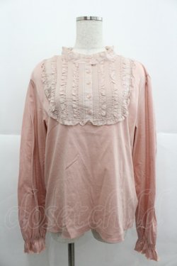 画像1: PINK HOUSE / ローンヨーク使いハイネックカットソー 4(L) ピンク I-25-12-24-077-LO-TO-SA-ZI