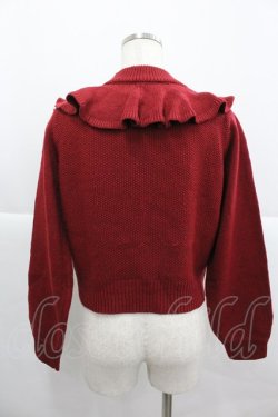 画像2: Fi.n.t / ふわっと　ケープ衿付きニットプルオーバー  エンジ I-25-12-24-078-CA-TO-SA-ZI