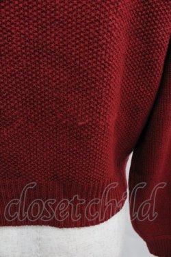 画像3: Fi.n.t / ふわっと　ケープ衿付きニットプルオーバー  エンジ I-25-12-24-078-CA-TO-SA-ZI