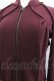 画像3: Ozz oneste / チャイナデザインハイネックZIPトップス  ボルドー I-25-12-24-079-OO-TO-SA-ZI (3)
