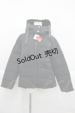 画像1: PINK HOUSE / 2021年ハッピーセット ハーフメモリーフード ブルゾン  黒 I-25-12-24-092-LO-CO-SA-ZI