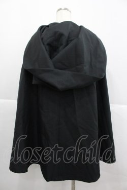 画像2: ATELIER BOZ / フードミニマント  黒 I-25-12-24-095-EL-JA-SA-ZI