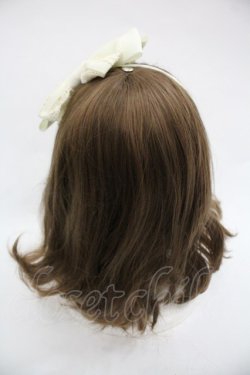 画像4: BABY,THE STARS SHINE BRIGHT / ナナメリボンカチューシャ  アイボリー I-25-12-24-009-BA-ZA-SA-ZI