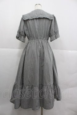 画像2: m petit by misako / AM*ギンガムCHKワンピース M 黒チェック I-25-12-24-100-LO-OP-SA-ZI