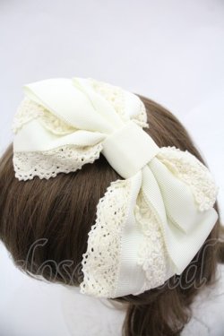 画像5: BABY,THE STARS SHINE BRIGHT / ナナメリボンカチューシャ  アイボリー I-25-12-24-009-BA-ZA-SA-ZI