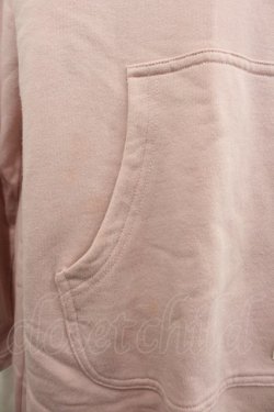 画像3: PINK HOUSE / ロゴ＆ネームワッペン使いフードワンピース  ピンク I-25-12-24-105-LO-OP-TE-ZI