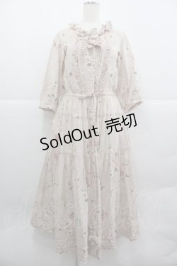 画像1: PINK HOUSE / ロージーローズプリントワンピース  ピンク I-25-12-24-106-LO-OP-SA-ZI