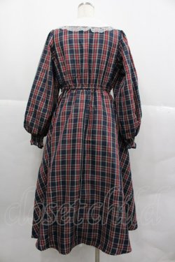 画像2: m petit by misako / ハローキティチェックワンピース M ネイビーＸレッドチェック I-25-12-24-111-LO-OP-SA-ZI