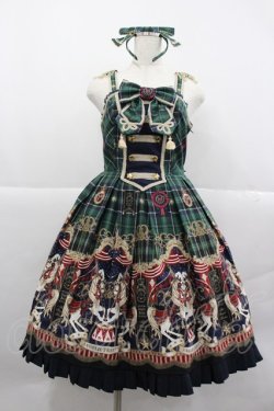 画像1: Angelic Pretty / Cirque du L'Etoile Specialジャンパースカートセット  グリーン I-25-12-24-114-AP-OP-SA-ZI