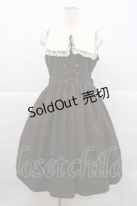 Innocent World / スクエアカラージャンパースカート M ブラウン I-25-12-24-115-IW-OP-SA-ZI