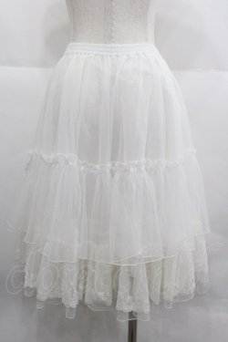 画像2: axes femme kawaii / クラシックパニエ  白 I-25-12-24-117-AX-SK-SA-ZI