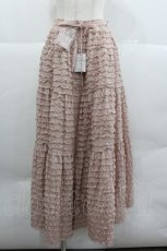画像1: PINK HOUSE / ローンフリルスカート  ピンク I-25-12-24-119-LO-SK-SA-ZI (1)