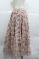 画像2: PINK HOUSE / ローンフリルスカート  ピンク I-25-12-24-119-LO-SK-SA-ZI (2)