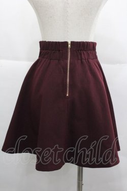画像2: Rojita / Wフリルタックフレアスカート  ボルドー I-25-12-24-120-LO-SK-SA-ZI
